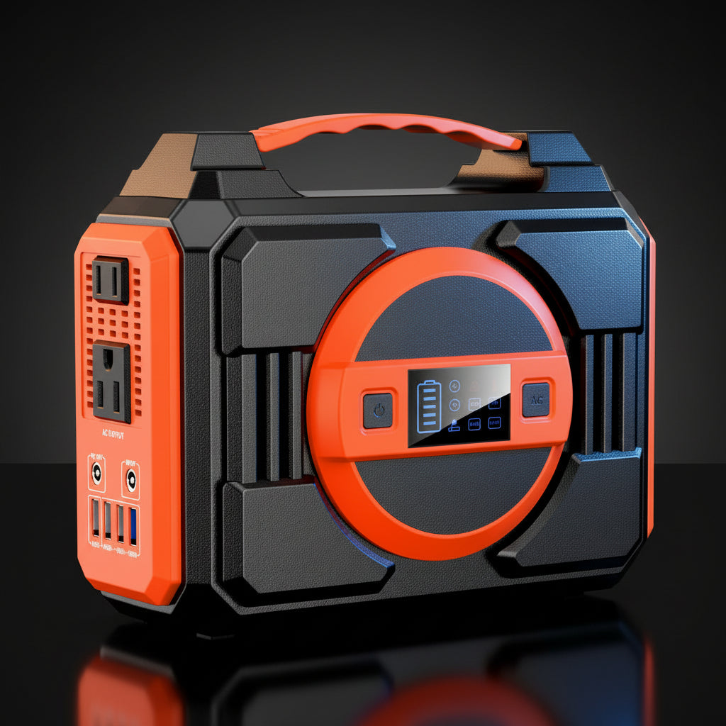 300W Portable Power Station, 220Wh Backup Battery Pack for Outdoor Use
