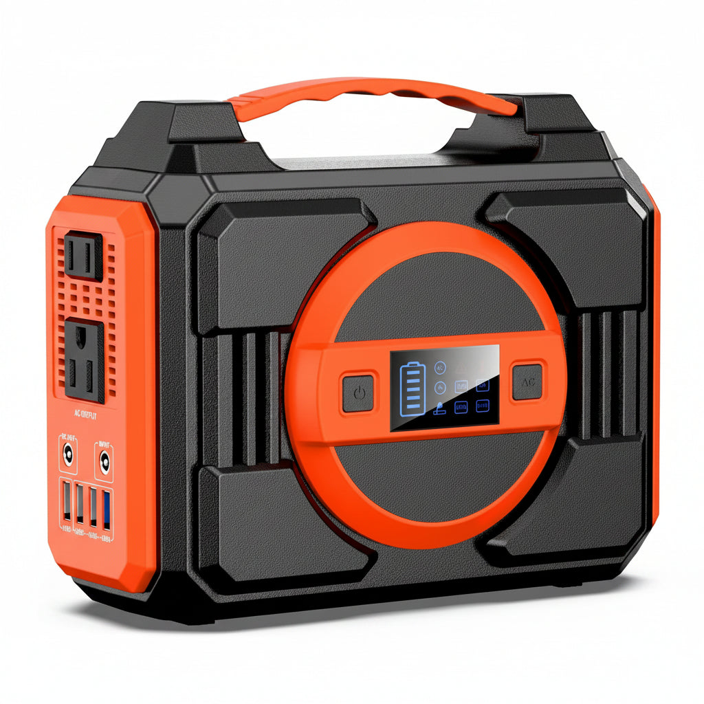 300W Portable Power Station, 220Wh Backup Battery Pack for Outdoor Use